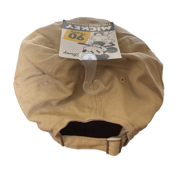 Disney Mickey Mouse 1928 Baseball Cap Hat Patch Khaki Beige Concept One Fitted - Picture 5 of 9
